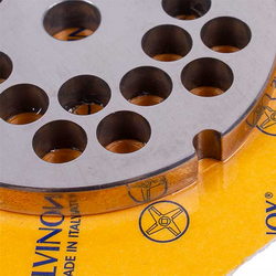 Решітка для м'ясорубки Lame Italia 103125 10mm D=82mm (з двома пазами) Enterpise 22