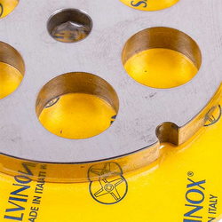 Решітка для м'ясорубки Lame Italia 103145 20mm D=82mm (з двома пазами) Enterpise 22