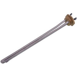 Тен для алюмінієвих батарей Kawai 500W (нержавіюча сталь) L=290mm D різьблення = 1&apos&apos (різьба ліва)