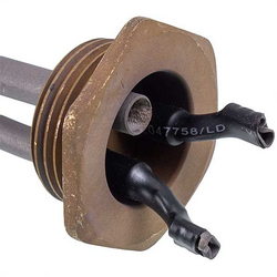 Тен для алюмінієвих батарей Kawai 500W (нержавіюча сталь) L=290mm D різьблення = 1&apos&apos (різьба ліва)