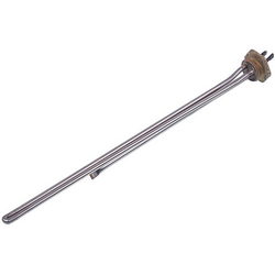 Тін для алюмінієвих батарей 1000W (нержавіюча сталь) L=385mm D різьблення = 1&amp;apos&amp;apos (різьба ліва)