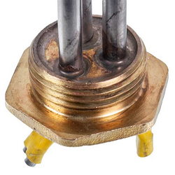 Тін для алюмінієвих батарей 1000W (нержавіюча сталь) L=385mm D різьблення = 1&amp;apos&amp;apos (різьба права)