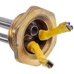 Тін для алюмінієвих батарей 1000W (нержавіюча сталь) L=385mm D різьблення = 1&amp;apos&amp;apos (різьба права)