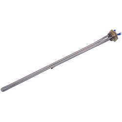 Тен для алюмінієвих батарей 1500W (нержавіюча сталь) L=440mm D різьблення = 1&apos&apos (різьба права)