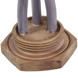 Тен для чавунних батарей Kawai 500W (нержавіюча сталь) L=310mm D різьблення = 1 1/4&apos&apos (різьба права)