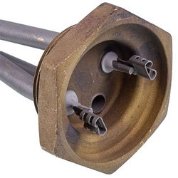 Тен для чавунних батарей Kawai 500W (нержавіюча сталь) L=310mm D різьблення = 1 1/4&apos&apos (різьба права)