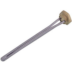 Тен для чавунних батарей Kawai 800W (нержавіюча сталь) L=310mm D різьблення = 1 1/4&amp;apos&amp;apos (різьба права)