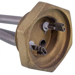 Тен для чавунних батарей Kawai 800W (нержавіюча сталь) L=310mm D різьблення = 1 1/4&amp;apos&amp;apos (різьба права)