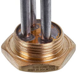 Тін для чавунних батарей BALCIK 1500W (нержавіюча сталь) L=370mm D різьблення = 1 1/4&amp;apos&amp;apos (різьба ліва)