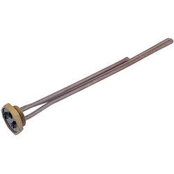 Тен для чавунних батарей Kawai 2000W (нержавіюча сталь) L=410mm D різьблення = 1 1/4&apos&apos (різьба права)