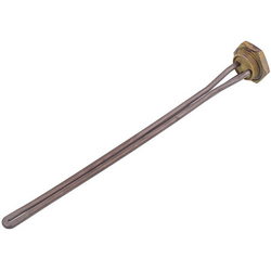 Тін для чавунних батарей Kawai 2000W (нержавіюча сталь) L=410mm D різьблення = 1 1/4&amp;apos&amp;apos (різьба права)