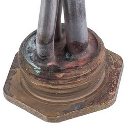 Тен для алюмінієвих батарей Sanal 1200W (нержавіюча сталь) L=395mm D різьблення = 1&apos&apos (різьба ліва)