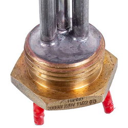 Тін для алюмінієвих батарей Tenko 2000W (нержавіюча сталь) L=495mm D різьблення = 1&amp;apos&amp;apos (різьба права)