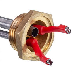 Тін для алюмінієвих батарей Tenko 500W (нержавіюча сталь) L=295mm D різьблення = 1&amp;apos&amp;apos (різьба права)