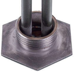 Тін для алюмінієвих батарей 300W 24V (нержавіюча сталь) L=350mm D різьблення = 1&amp;apos&amp;apos (різьба права)