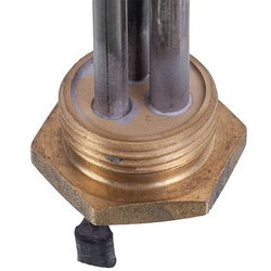 Тін для алюмінієвих батарей 1000W (нержавіюча сталь) L=410mm D різьблення = 1&amp;apos&amp;apos (різьба права)