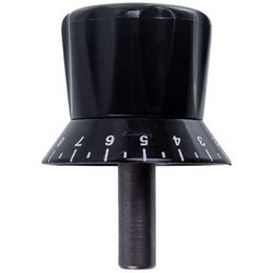 Ручка регулювання товщини нарізки для слайсера Sirman 19562403 чорний