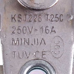 Терморегулятор (термостат) для масляного обігрівача KST-228 16A 250V