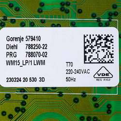 Плата керування для стиральної машини Gorenje 804486