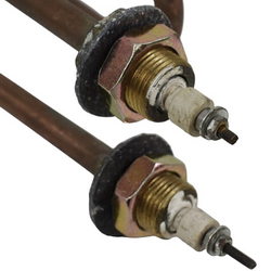 Тін для дистиллятора 2,5 кВт (мідний) H=190 мм, B=60 мм, M18 (ліжа)