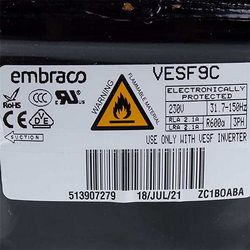 Компресор для холодильника Electrolux 140101531279 VESF9C (з пусковим реле)
