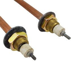 Тін для дистиллятора 3 кВт (мідний) H=185 мм, B=60 мм, M18 (ліжа)