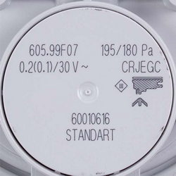 Реле тиску повітря (пресостат) Huba Control 195/180 Па для газового котла Viessmann 7856835