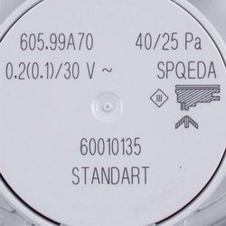 Реле тиску повітря (пресостат) Huba Control 40/25 Па для газового котла 20118741