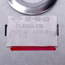 Конфорка квадратна EGO 11.22454.238 2600W 400V 220x220mm