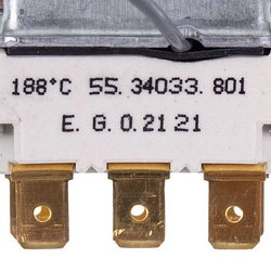 Термостат 55.34033.801 EGO 16A 250V капіляр L=1200mm 60-188°C