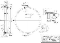 Розширювальний бак 7,5l 3/8"для газового котла Immergas Mini 28 кВт 1.022615