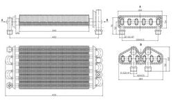 Теплообмінник бітермічний для газового котла Termet MaxiTerm GCO-DP-29-26