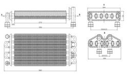 Теплообмінник бітермічний для газового котла Baxi/Sime 6174232