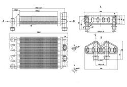 Теплообмінник бітермічний для газового котла Ariston TX/T2 998619