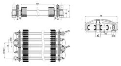 Теплообмінник бітермічний для газового котла Teplowest Optima АГД - 24 2.55.35.076.04