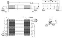 Теплообмінник первинний для газового котла Baxi/Westen 5700950