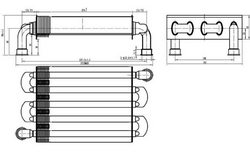 Теплообмінник первинний для газового котла Fondital/Nova Florida 24кВт 6SCAMMON12