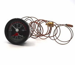 Термоманометр 0-4 bar 0-120 °C для газового котла (універсальний)