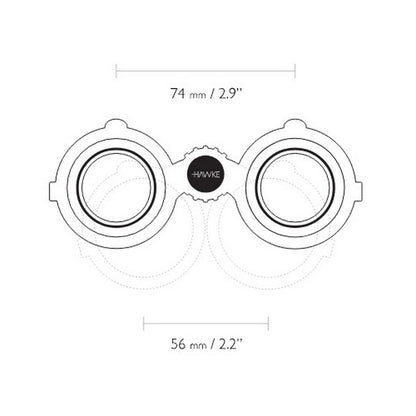 Бінокль Hawke Frontier ED 8x42 (Grey)