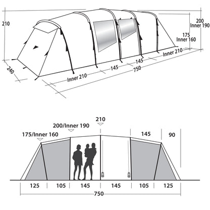Намет Easy Camp Huntsville Twin 800 Red (120344)