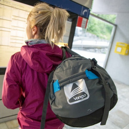 Сумка дорожня Vango Cargo 120 Carbide Grey/Volt Blue (RUNCARGO G38086)