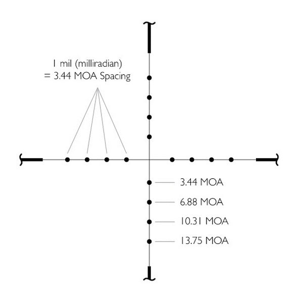 Прицел оптический Hawke Vantage 3-9x40 (Mil Dot)