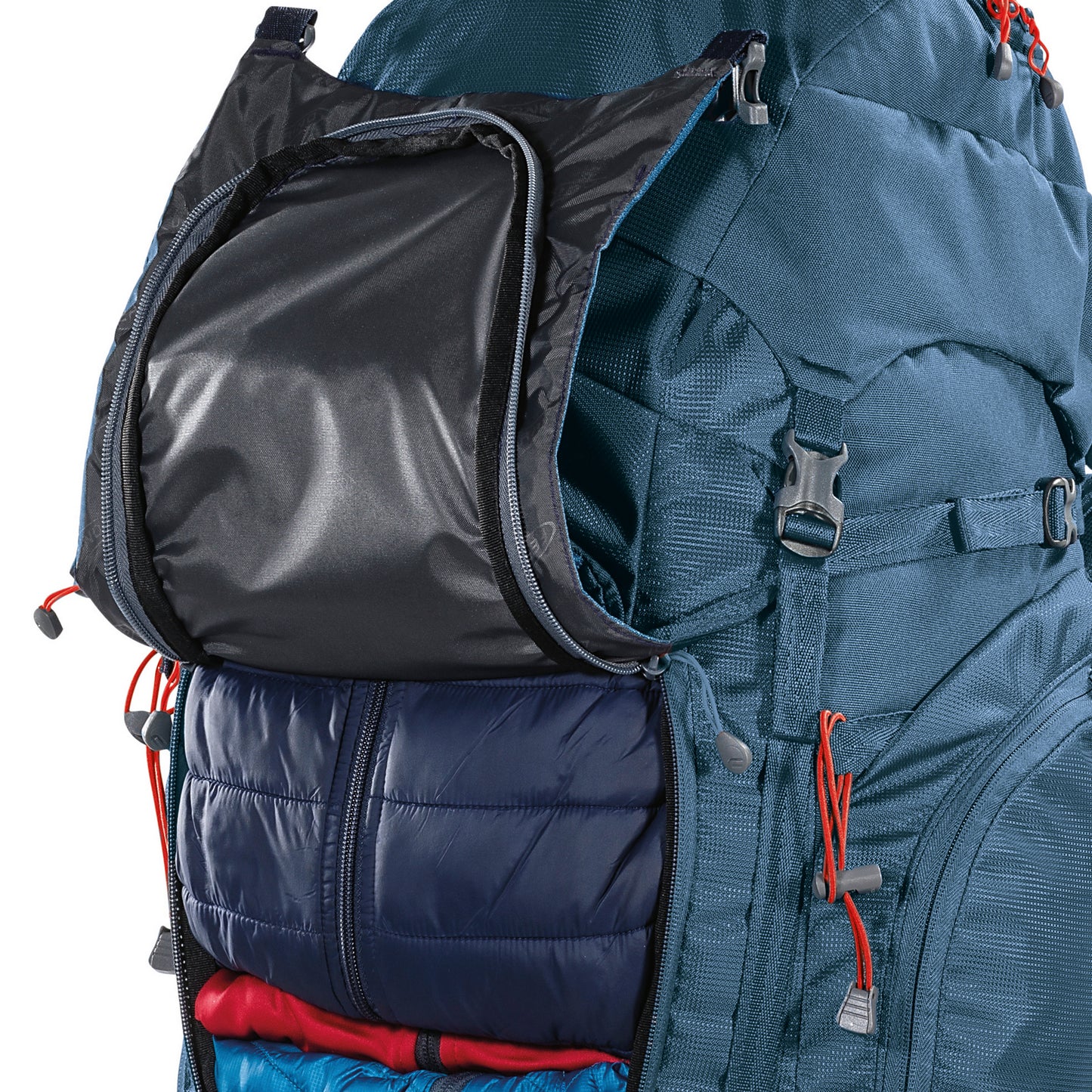 Рюкзак туристический Ferrino Transalp 60 Blue/Yellow (75006EBG)