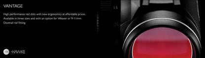 Приціл коліматорний Hawke Vantage Red Dot 1x25 (9-11mm)