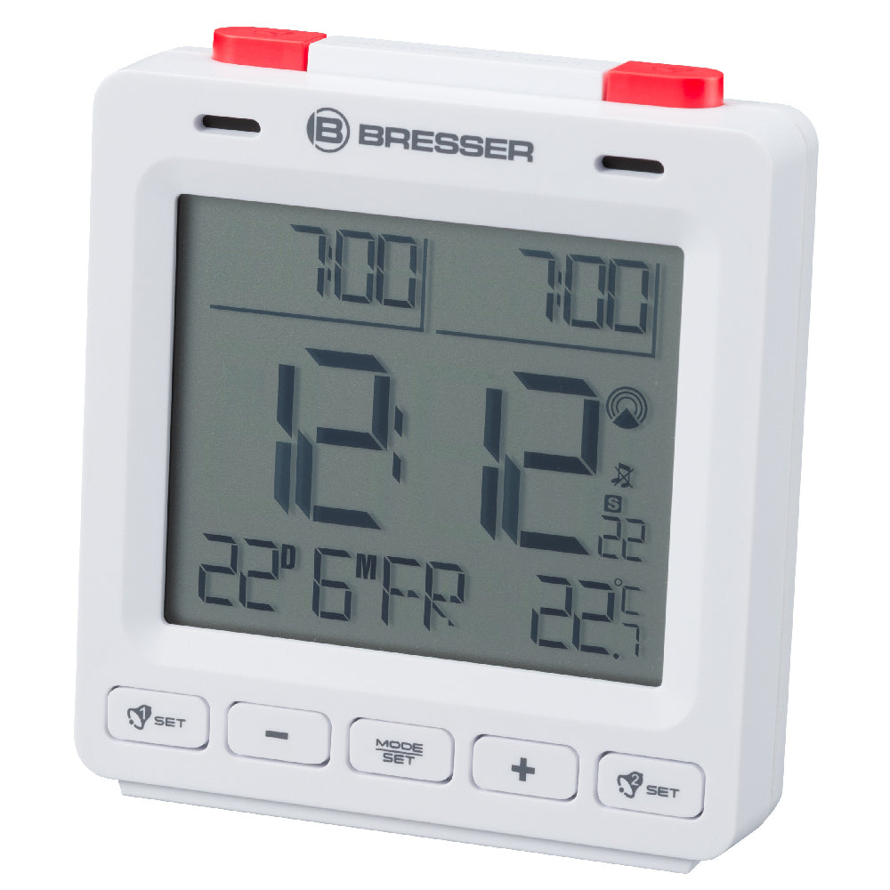 Часы настольные Bresser MyTime Easy II RC White (8010061GYE000)