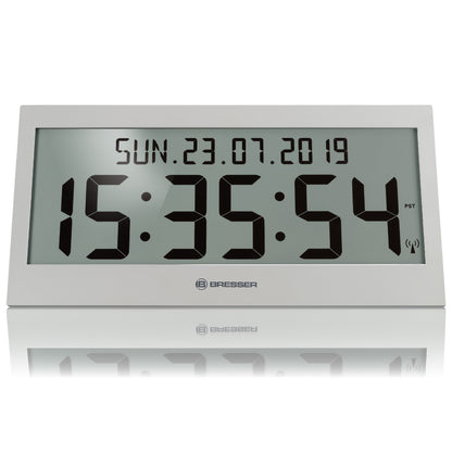 Годинники настінні Bresser Jumbo LCD Grey (7001802QT5000)