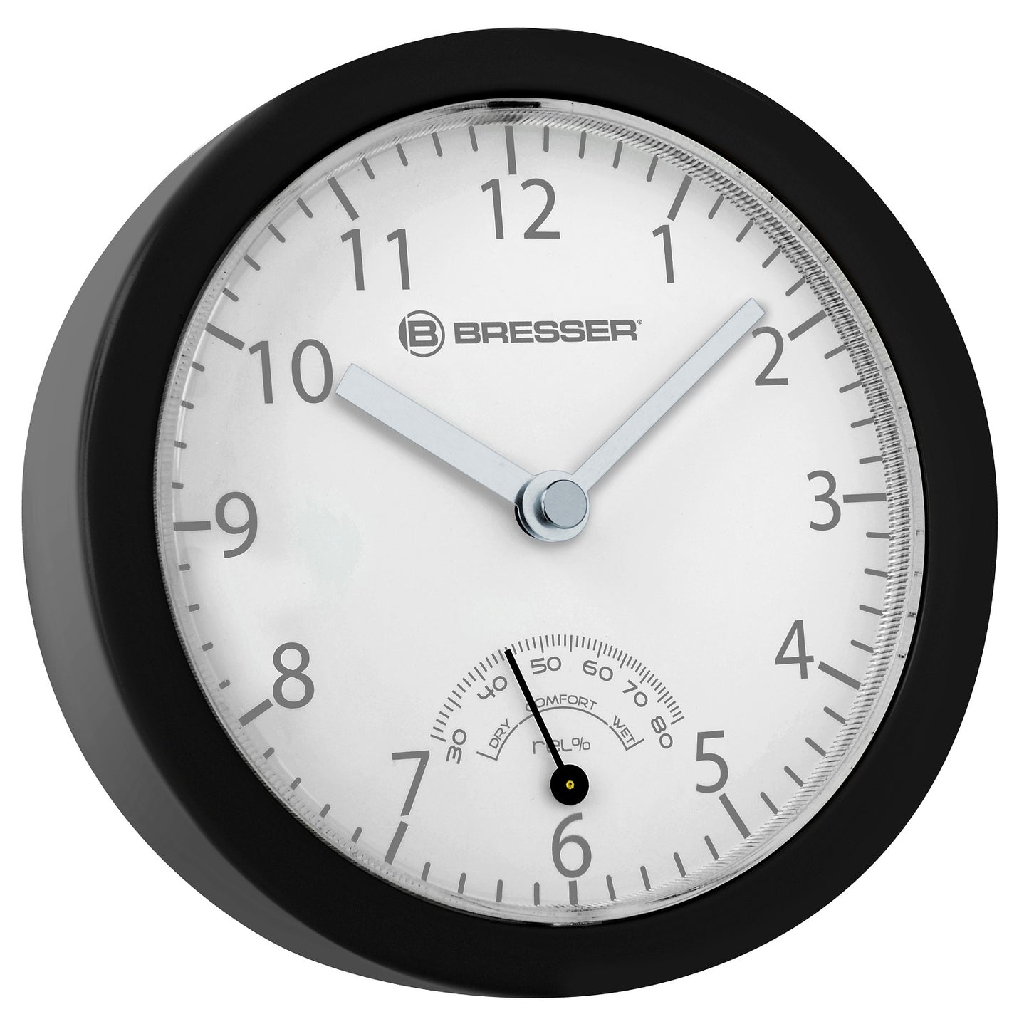 Часы настенные Bresser MyTime Bath mini Black (8020115CM3QUA)