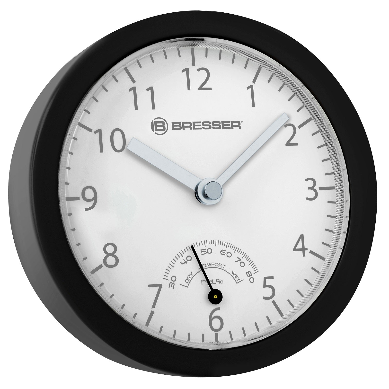 Часы настенные Bresser MyTime Bath mini Black (8020115CM3QUA)