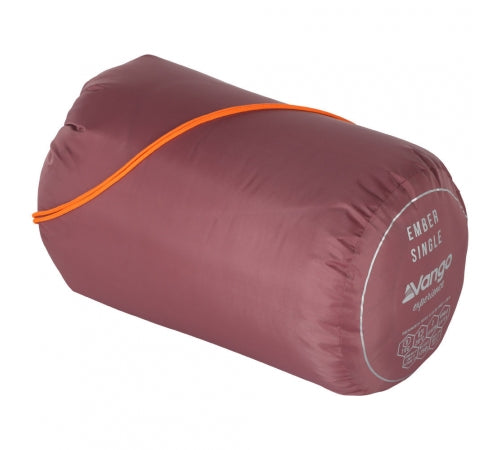 Спальний мішок Vango Ember Single/+4°C Dusky Rose Left (SBQEMBER D08TJ8)
