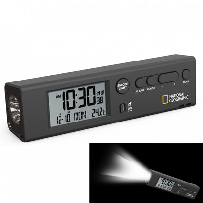Часы National Geographic Thermometer Flashlight Black (Special Offer)
